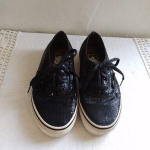Vans Sequined Lace Up Sneaker Unisex